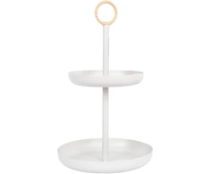 Home4You Lėkštė DEIA D24,5xH41cm, šiltai pilka