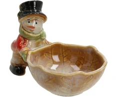 Home4You Dekoracija AMY SNOWMAN 16x10x9.5cm