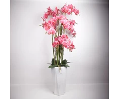 Home4You Dirbtinė orchidėja 132 cm rožinė