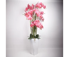 Home4You Dirbtinė orchidėja 132 cm rožinė