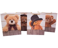Home4You Dovanų maišelis TEDDY, 18x23x10cm, mišrus