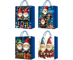 Lova Home4You Dovanų maišelis „XMAS ELF M“, 26x32x10 cm, įvairių spalvų