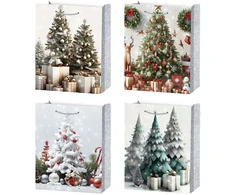 Lova Home4You Dovanų maišelis „XMAS TREE L“, 31x40x12 cm, įvairių spalvų