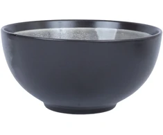 Home4You Dubuo RITA D12xH7cm, juoda/pilka