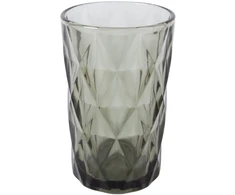 Home4You Stiklinė aukšta CORAL 350ml, antracitinė