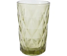Home4You Stiklinė aukšta CORAL 350ml, žalia