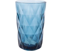 Home4You Mėlyna Stiklinė aukšta CORAL 350ml, mėlyna