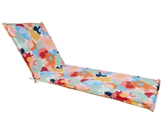 Home4You Paminkštinimas gultui NORDIC FLOWER, 55x190x5cm, gėlių raštas