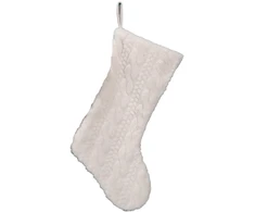 Home4You Kalėdinė kojinė FUN SWEET H53.3cm, balta