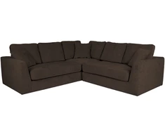 Home4You Kampinė sofa EDRA Tamsiai pilka