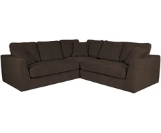 Home4You Kampinė sofa EDRA Tamsiai pilka