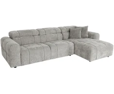 Home4You Kampinė sofa BELISMA RC Pilka