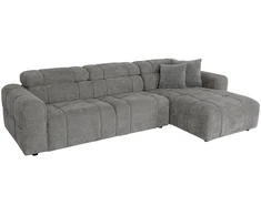 Home4You Kampinė sofa BELISMA RC Pilka