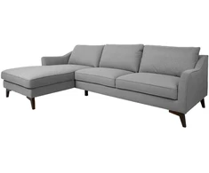 Home4You Kampinė sofa BIRGIT KK, pilka