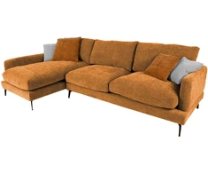 Home4You Kampinė sofa DAISY KK, ruda