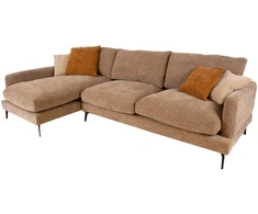 Home4You Kampinė sofa DAISY KK, smėlio