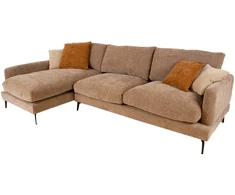 Home4You Kampinė sofa DAISY KK, smėlio