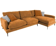 Home4You Kampinė sofa DAISY DK, ruda