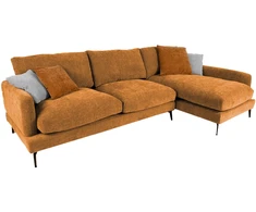 Home4You Kampinė sofa DAISY RC, ruda