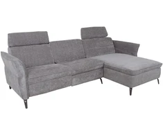 Home4You Kampinė sofa DAYTON RC, elektrinis atlošas, šviesiai pilka