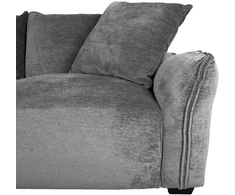 Home4You Kampinė sofa DIVI LC, pilka