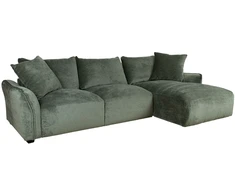 Home4You Kampinė sofa DIVI RC, mėtinė žalia