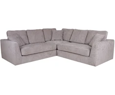 Home4You Kampinė sofa EDRA Šviesi Pilka 241x241 cm