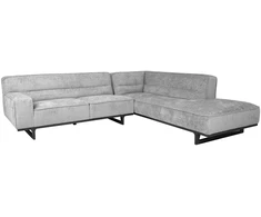 Home4You Kampinė sofa HASSO RC, Pilka