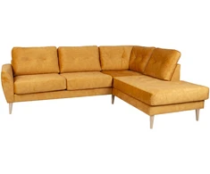 Home4You Kampinė sofa HEIVI DK, geltona
