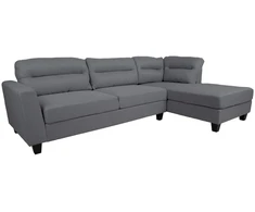 Home4You Dark Kampinė sofa HELSINKI RC, tamsiai pilka