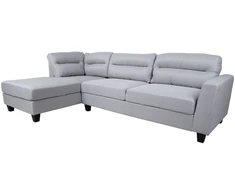 Home4You Kampinė sofa HELSINKI LC, šviesiai pilka