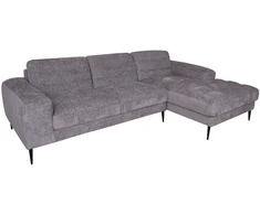 Home4You Kampinė sofa KRISTY RC pilka