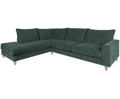 Home4You Kampinė sofa LAYLA LC, žalia