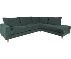 Home4You Kampinė sofa LAYLA RC, žalia