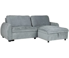 Home4You Kampinė sofa-lova CLOUD melsvai žalia