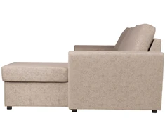 Home4You Kampinė sofa-lova INGA smėlio spalvos