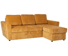 Home4You Kampinė sofa-lova INGA geltona
