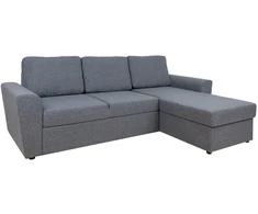 Home4You Kampinė sofa lova INGMAR pilka