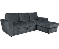 Home4You Sofa-lova kampinė INGMAR Antracito spalvos