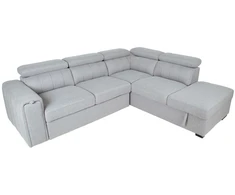 Home4You Kampinė sofa-lova ODELIA-2 RC, pilka