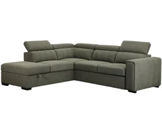 Home4You Kampinė sofa-lova ODELIA-2 LC Žalia