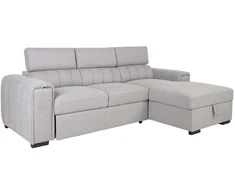 Home4You Kampinė sofa-lova ODELIA RC Pilka