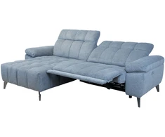 Home4You Elektrinė kampinė sofa LUZERN kairysis kampinis
