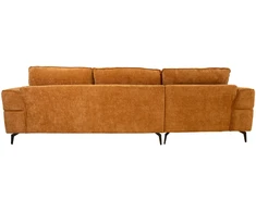 Home4You Kampinė sofa OLIVIA LC, ruda