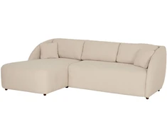Home4You Kampinė sofa VALERY VN Kreminė, Išskleidžiama