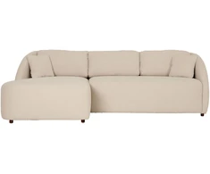 Home4You Kampinė sofa VALERY VN Kreminė, Išskleidžiama