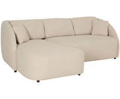 Home4You Kampinė sofa VALERY VN Kreminė, Išskleidžiama