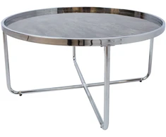 Home4You Kavos staliukas ASTOR D80xH40cm Pilka