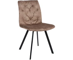 Home4You Velvet Kėdė AFTON rudas aksomas