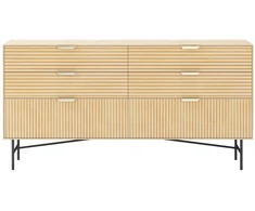 Home4You Komoda BASSEL 120x40xH80cm, 3D melaminas